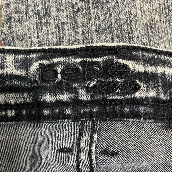 Bebe The Quinn Skinny Legging Licorice Wash Women's Size 27 Made in USA - Picture 9 of 11